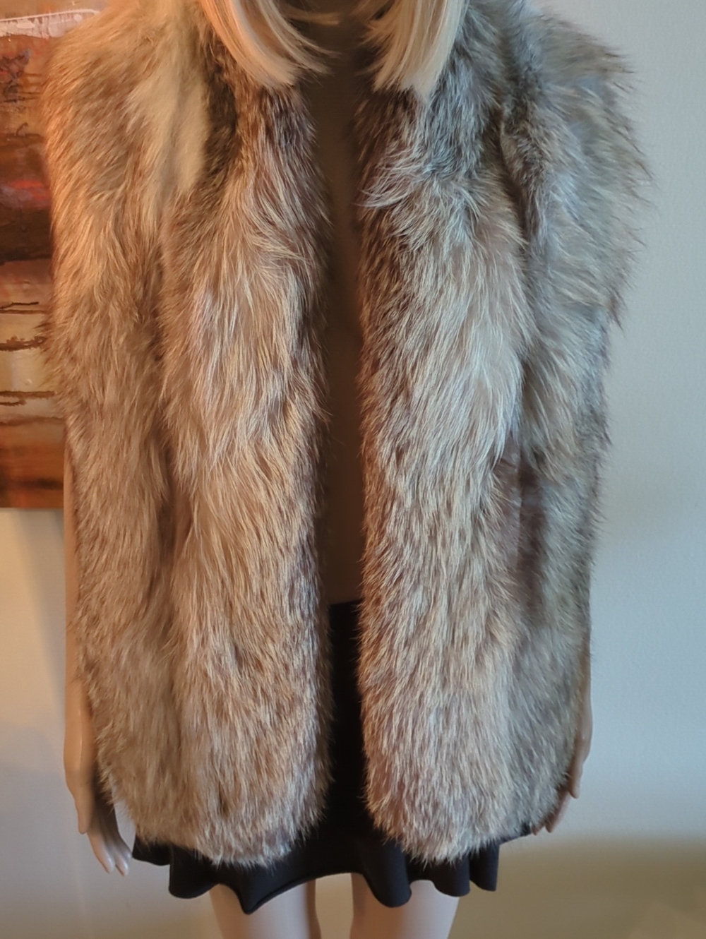 Faux Arctik Fox Fur Shrag (or Collar) for Women.